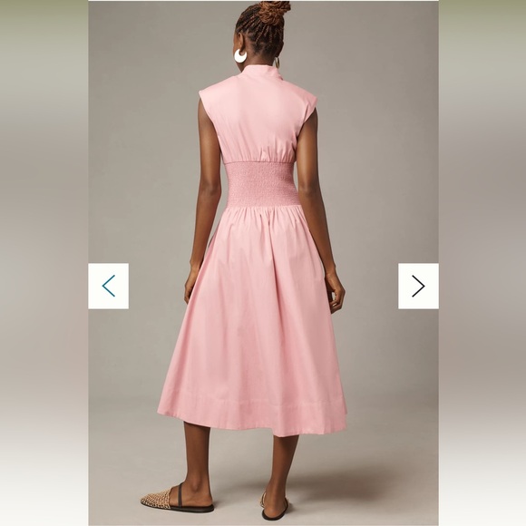 Anthropology Pink Sleeveless Dress - Picture 4 of 6